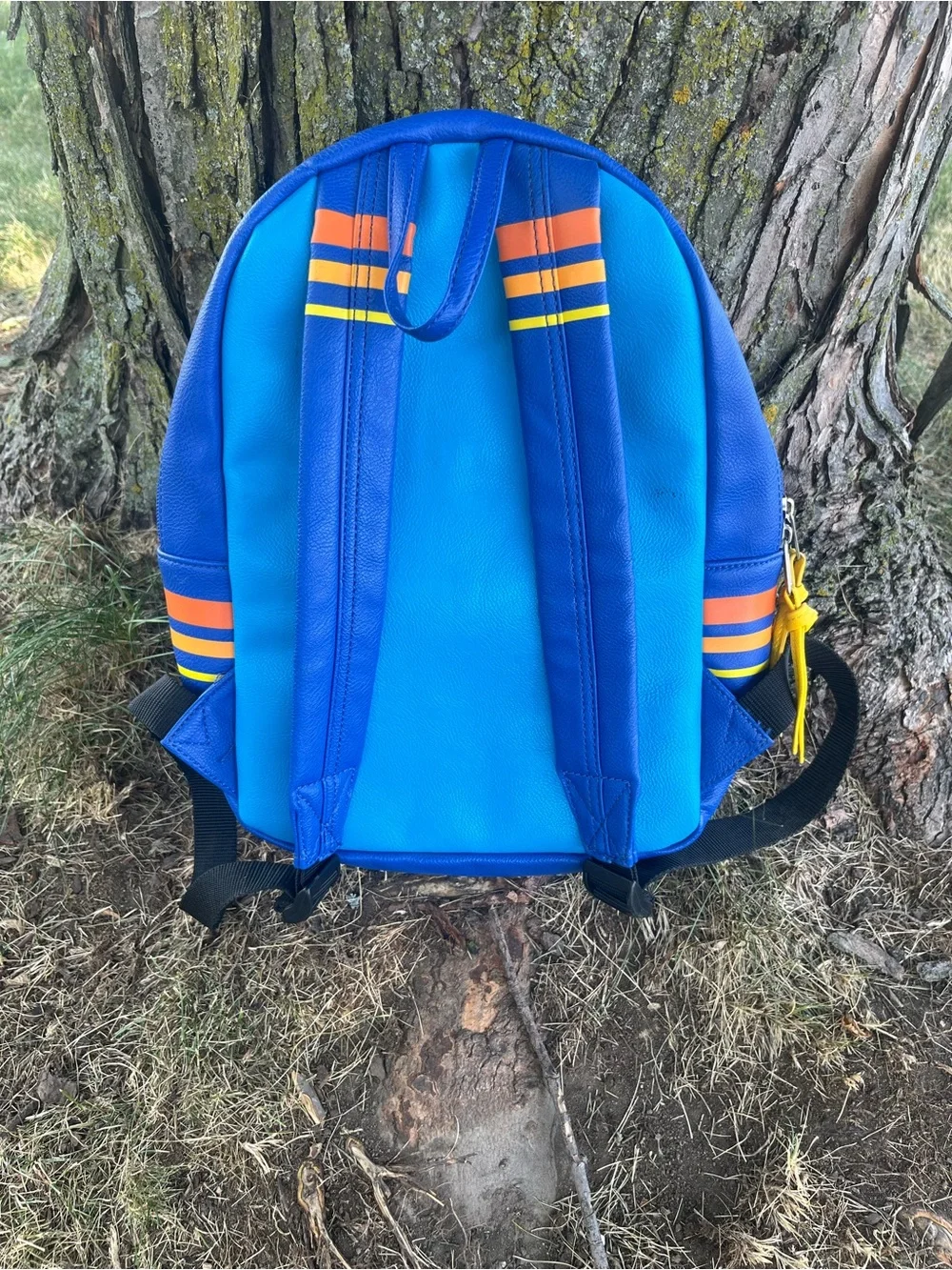 Star Wars Blue R2-D2 Kids Backpack with Orange Accents
